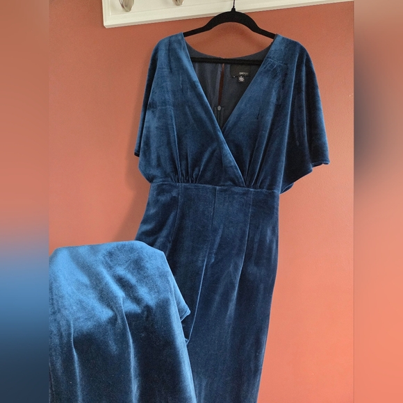 Anthropologie Greylin Velvet Jumpsuit - Picture 5 of 9